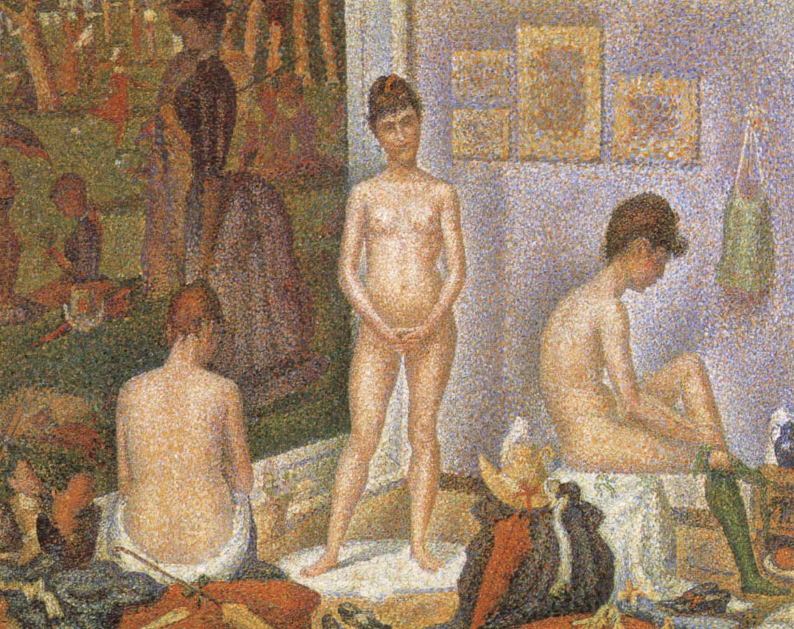 Georges Seurat The Models